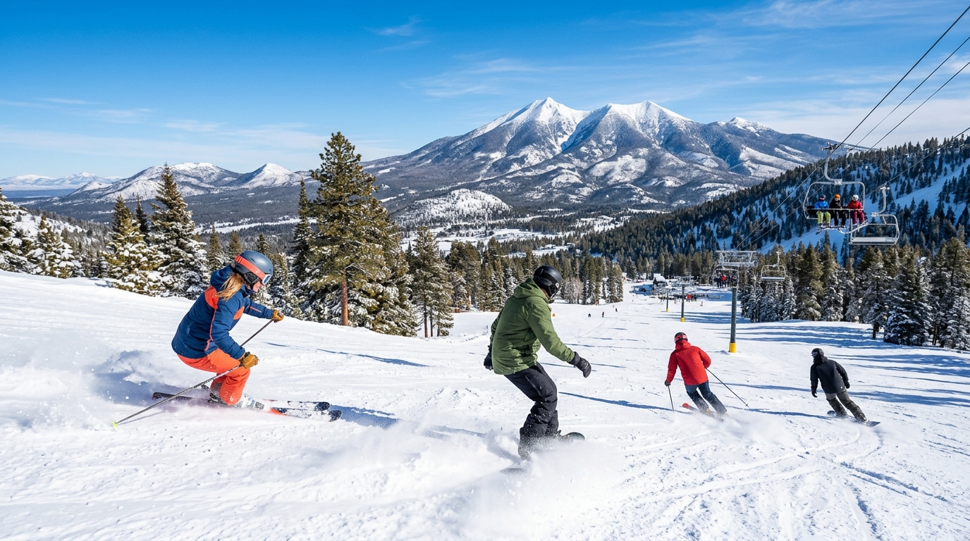 Arizona Snowbowl Skiing